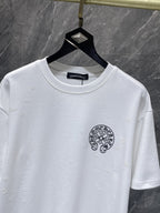 Distressed Horseshoe Cross White T-Shirt™