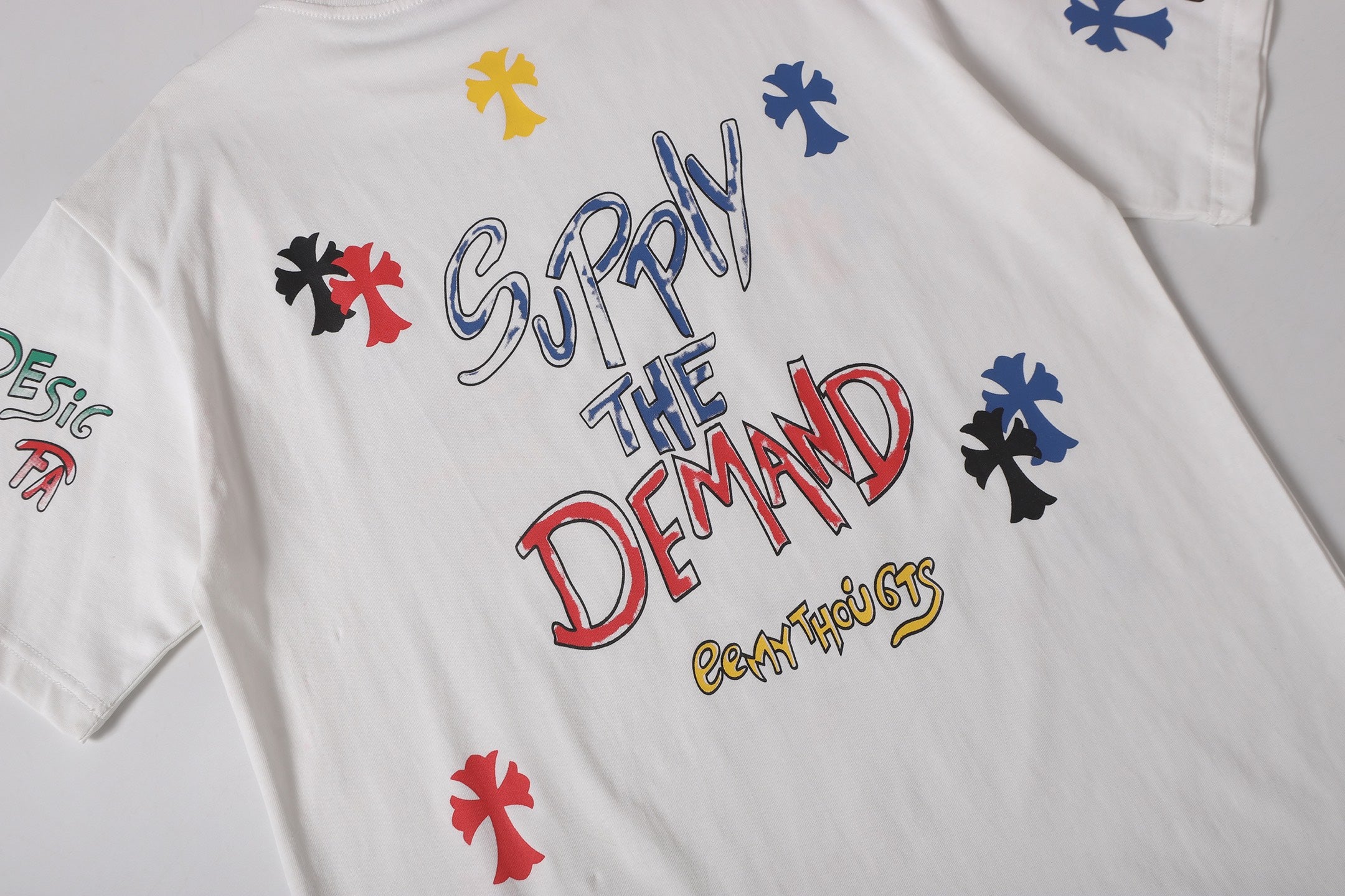 Multicolor Supply The Demand White T-Shirt™