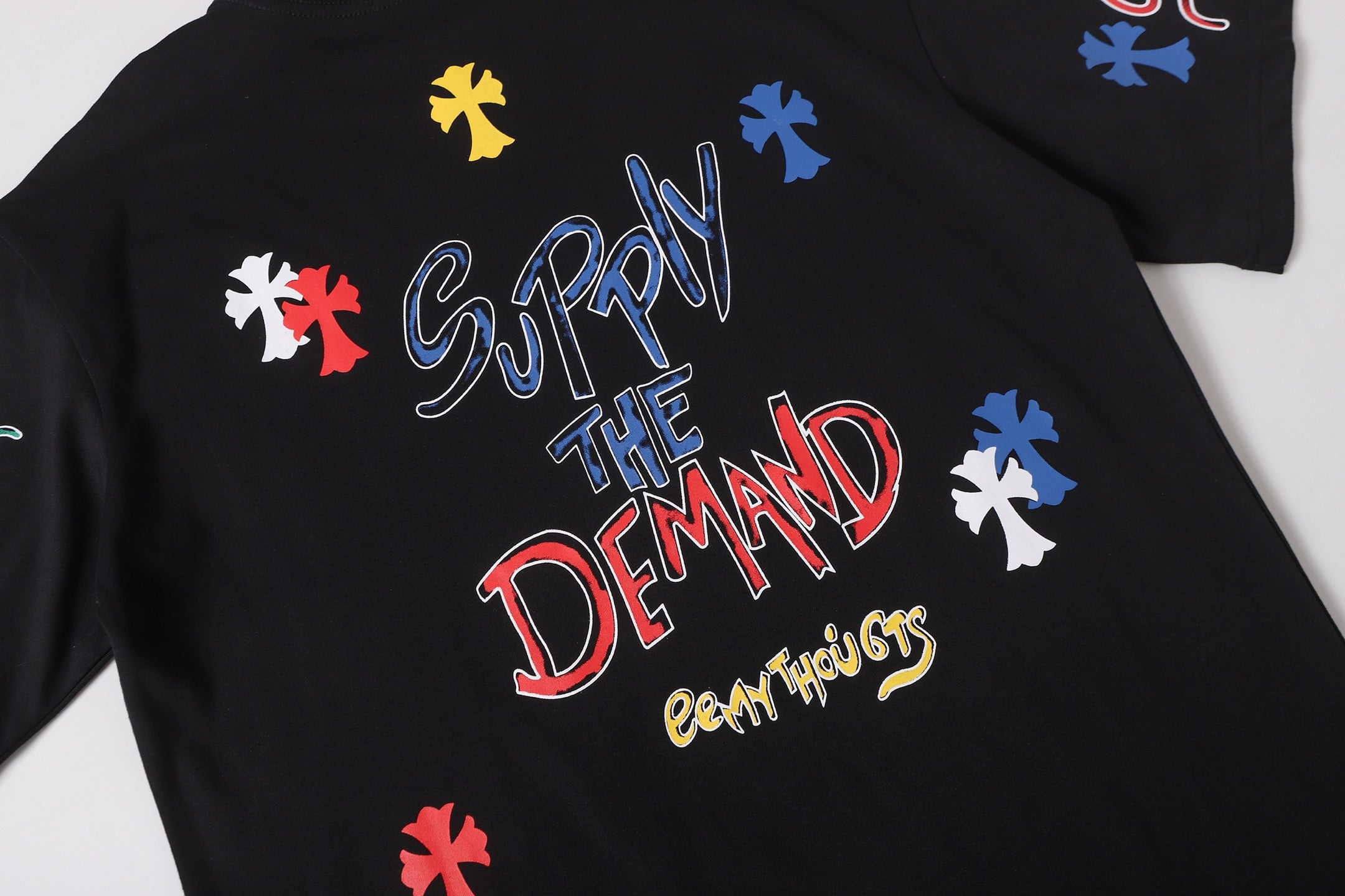 Multicolor Supply The Demand Black T-Shirt™