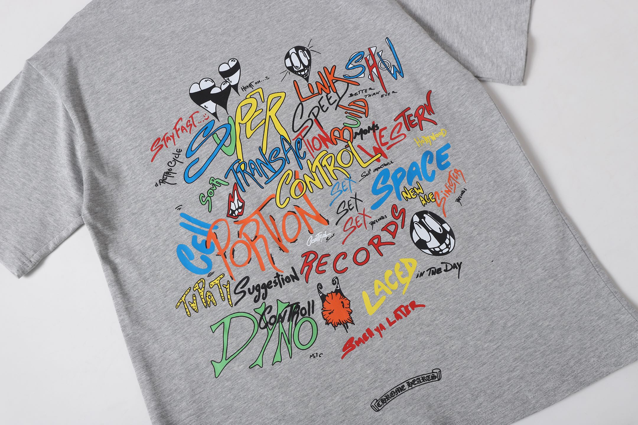 M-Boy Colored Text Grey T-shirt™