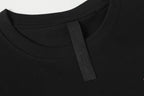 Brushstroke Cross Graphic Black T-Shirt™