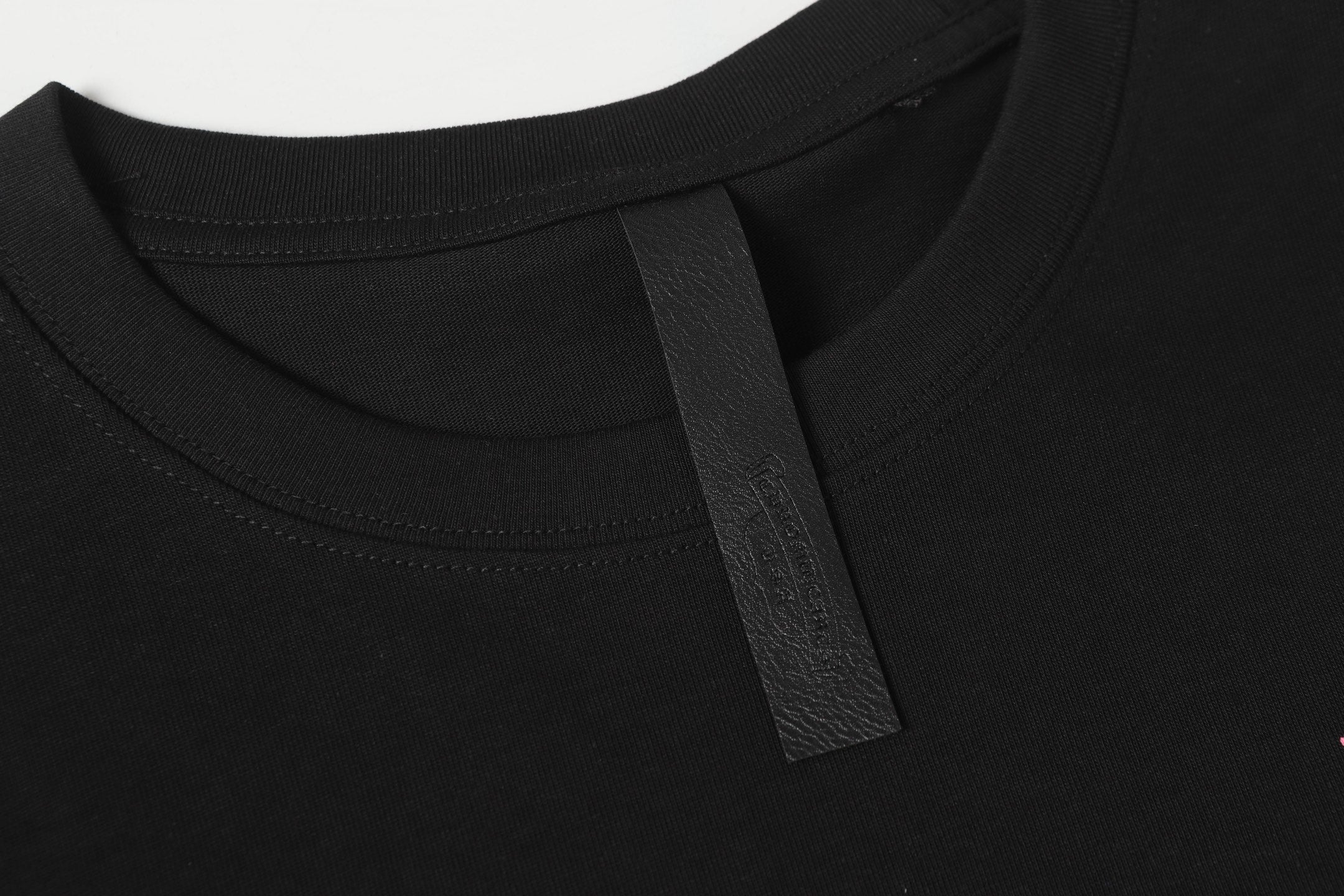 Brushstroke Cross Graphic Black T-Shirt™
