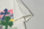 Painted Multicolor Cross White T-Shirt™