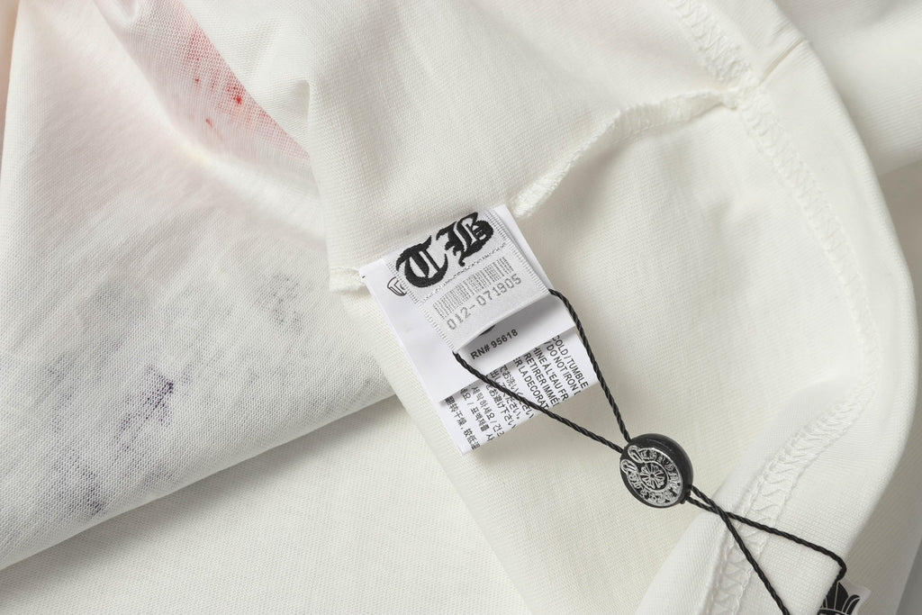Painted Multicolor Cross White T-Shirt™