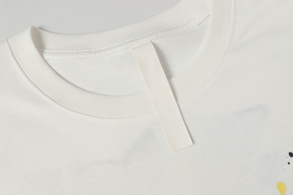Blue Yellow Painted Cross White T-Shirt™