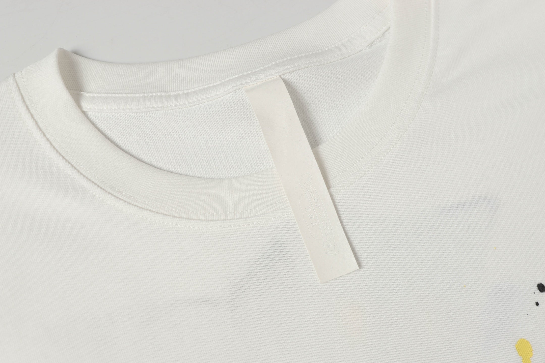 Blue Yellow Painted Cross White T-Shirt™