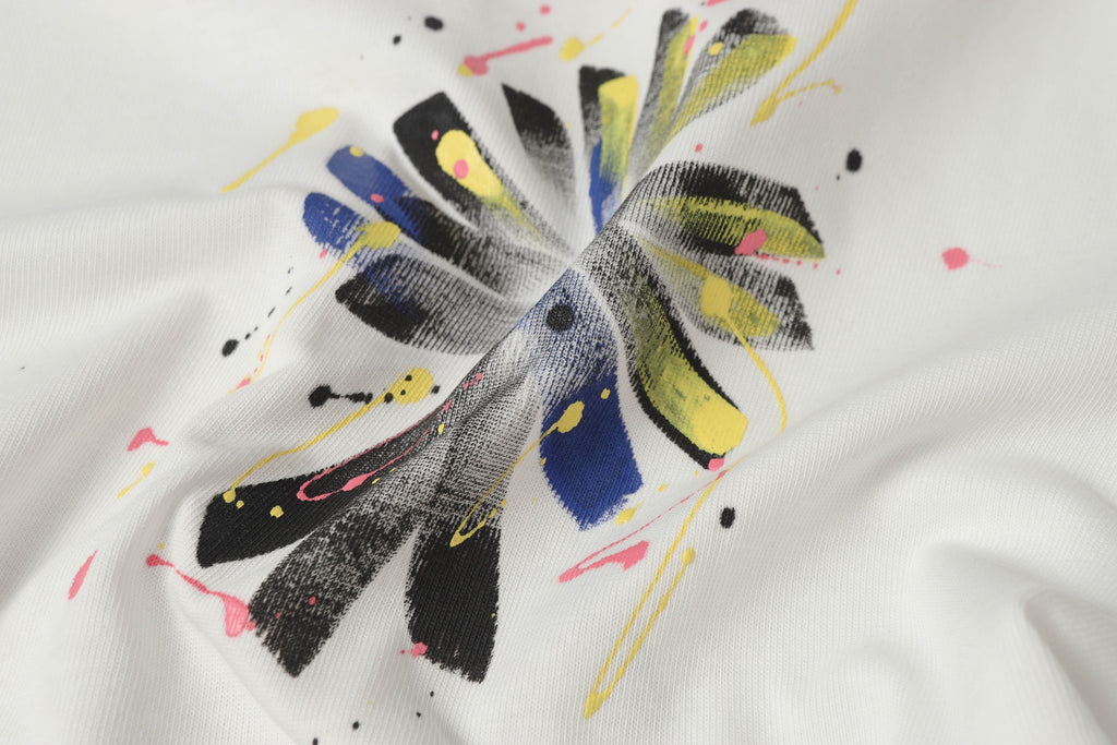 Blue Yellow Painted Cross White T-Shirt™