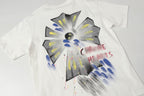 Blue Yellow Painted Cross White T-Shirt™