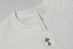 Metal Cross Patch White T-Shirt™