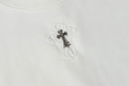 Metal Cross Patch White T-Shirt™