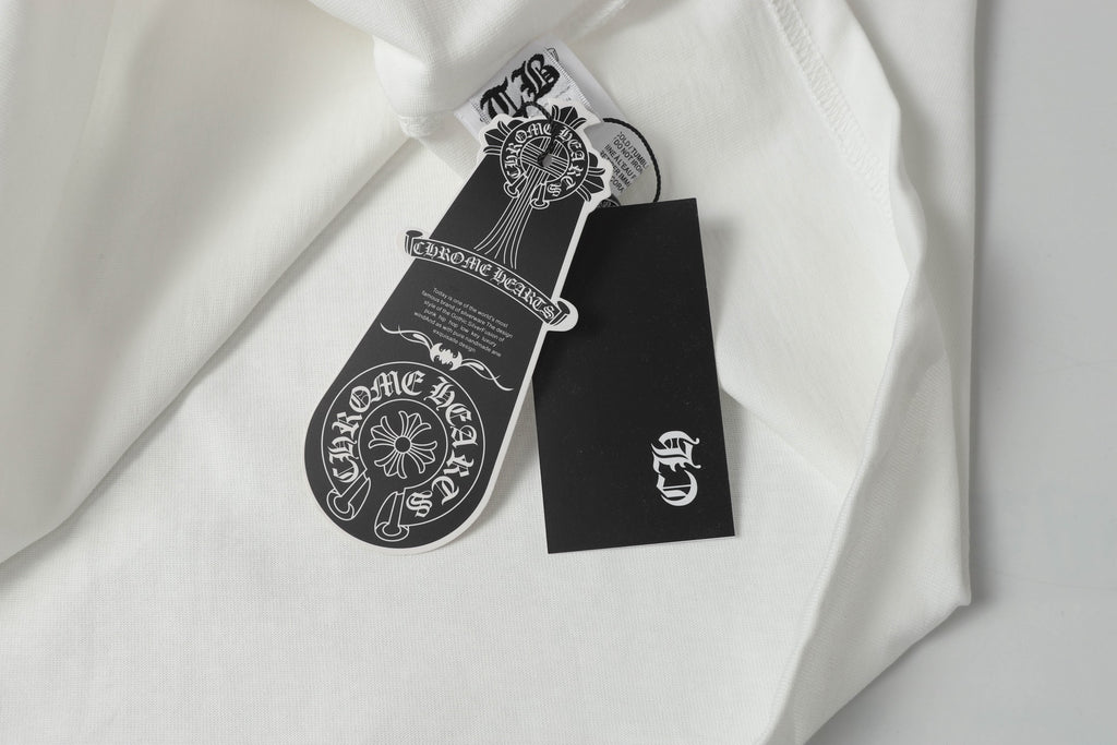 Metal Cross Patch White T-Shirt™