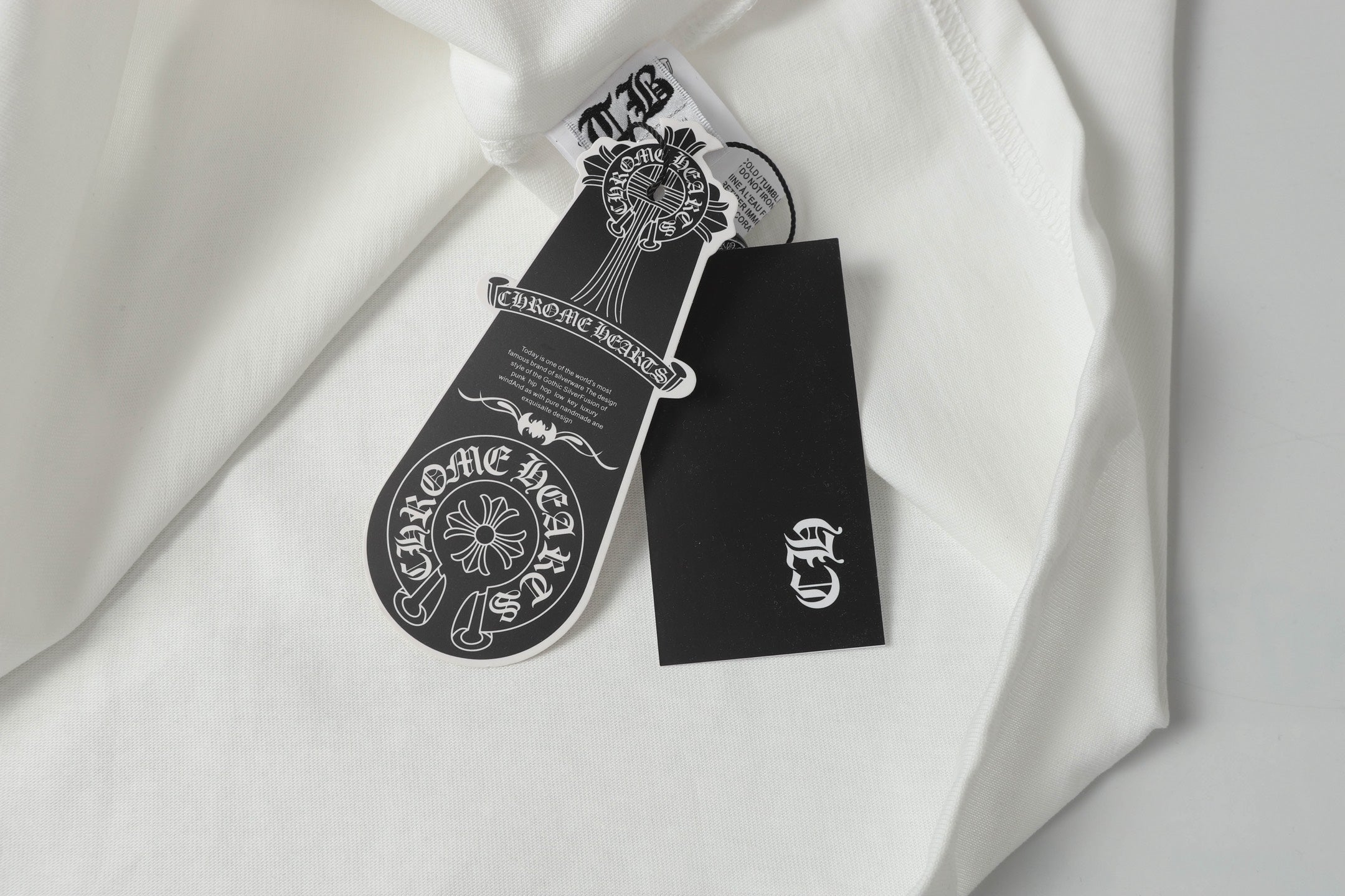 Metal Cross Patch White T-Shirt™
