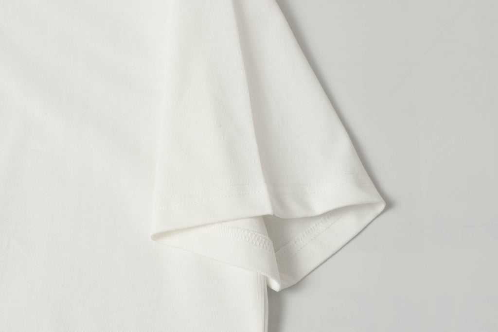 Metal Cross Collar White T-Shirt™