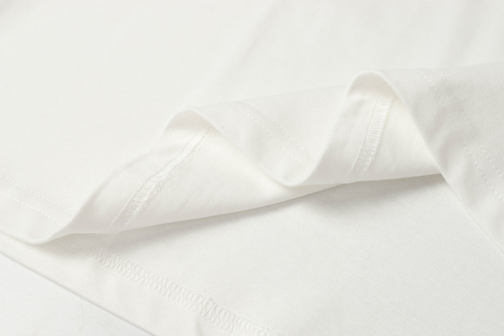 Metal Cross Collar White T-Shirt™