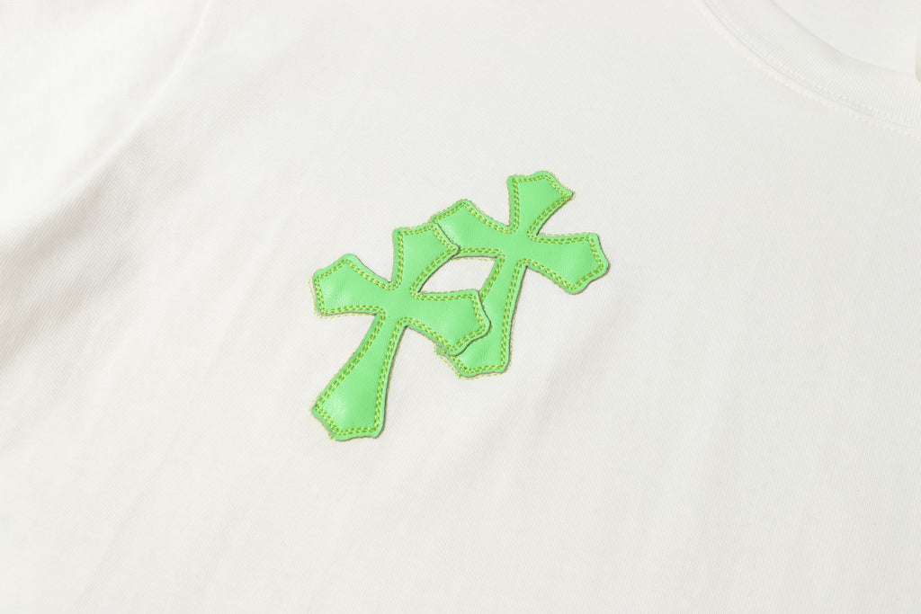 Green Cross Patch White T-Shirt™