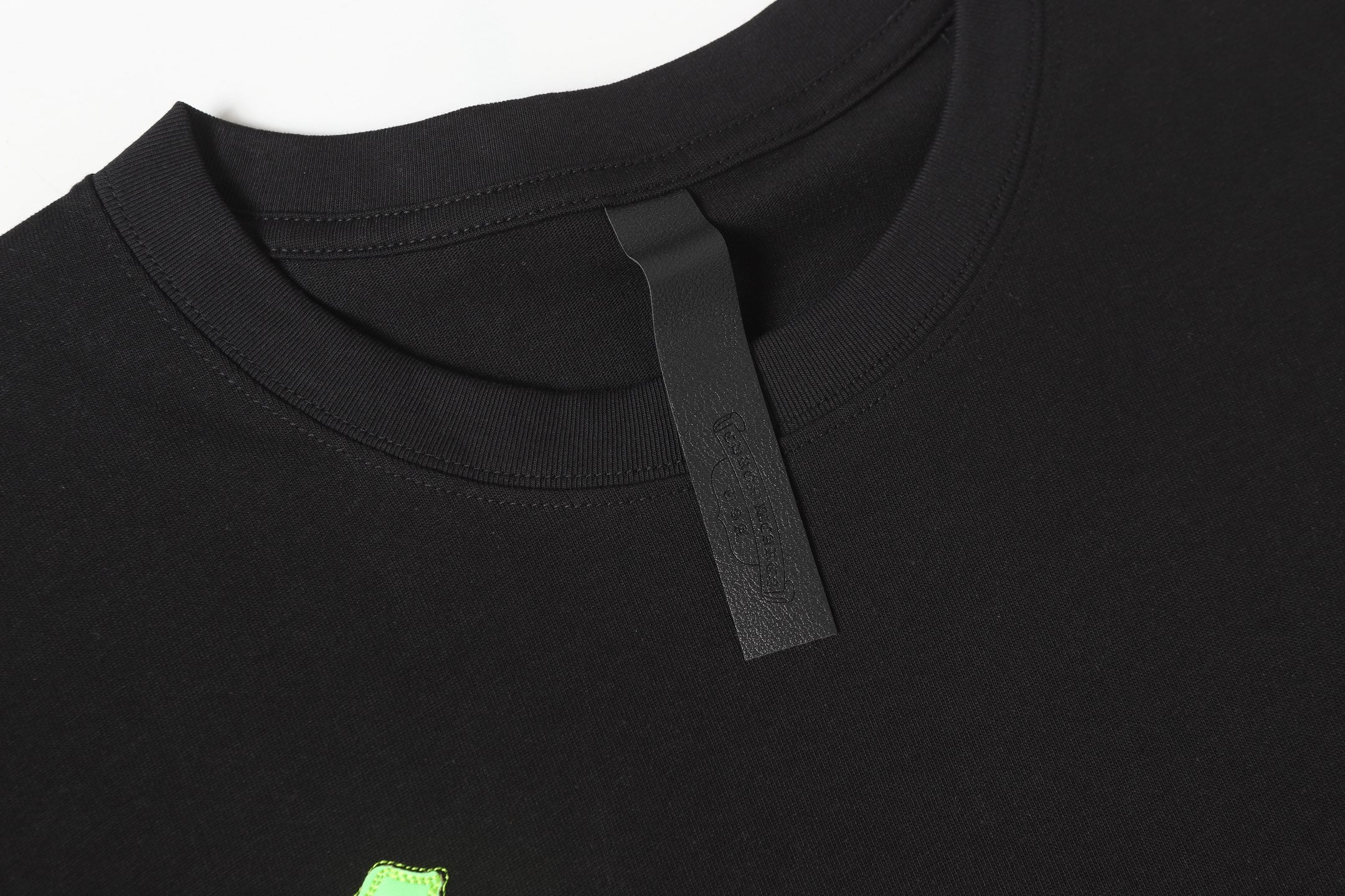 Green Cross Patch Black T-Shirt™