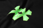 Green Cross Patch Black T-Shirt™