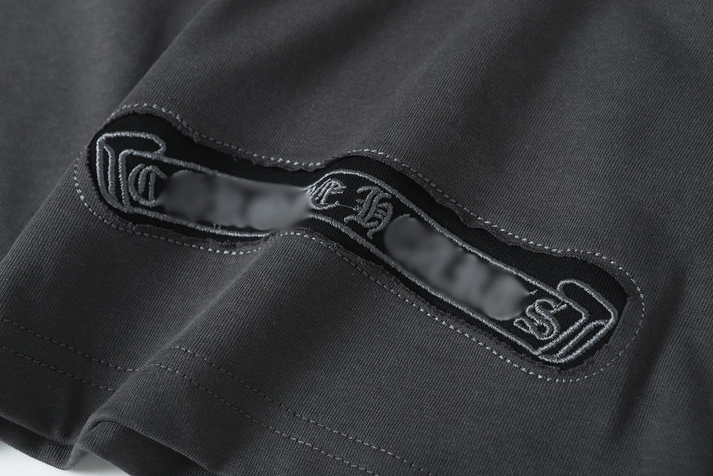 Black Outline Cross Grey T-Shirt™