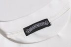White Outline Cross White T-Shirt™