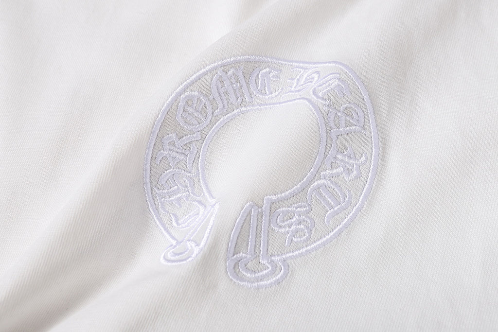 White Outline Cross White T-Shirt™