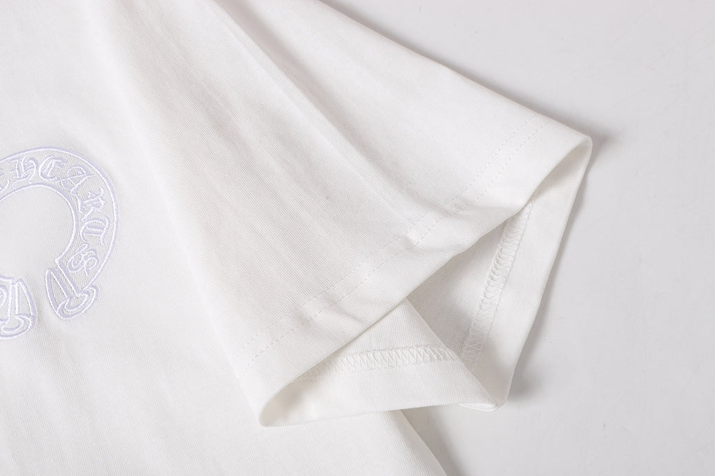 White Outline Cross White T-Shirt™