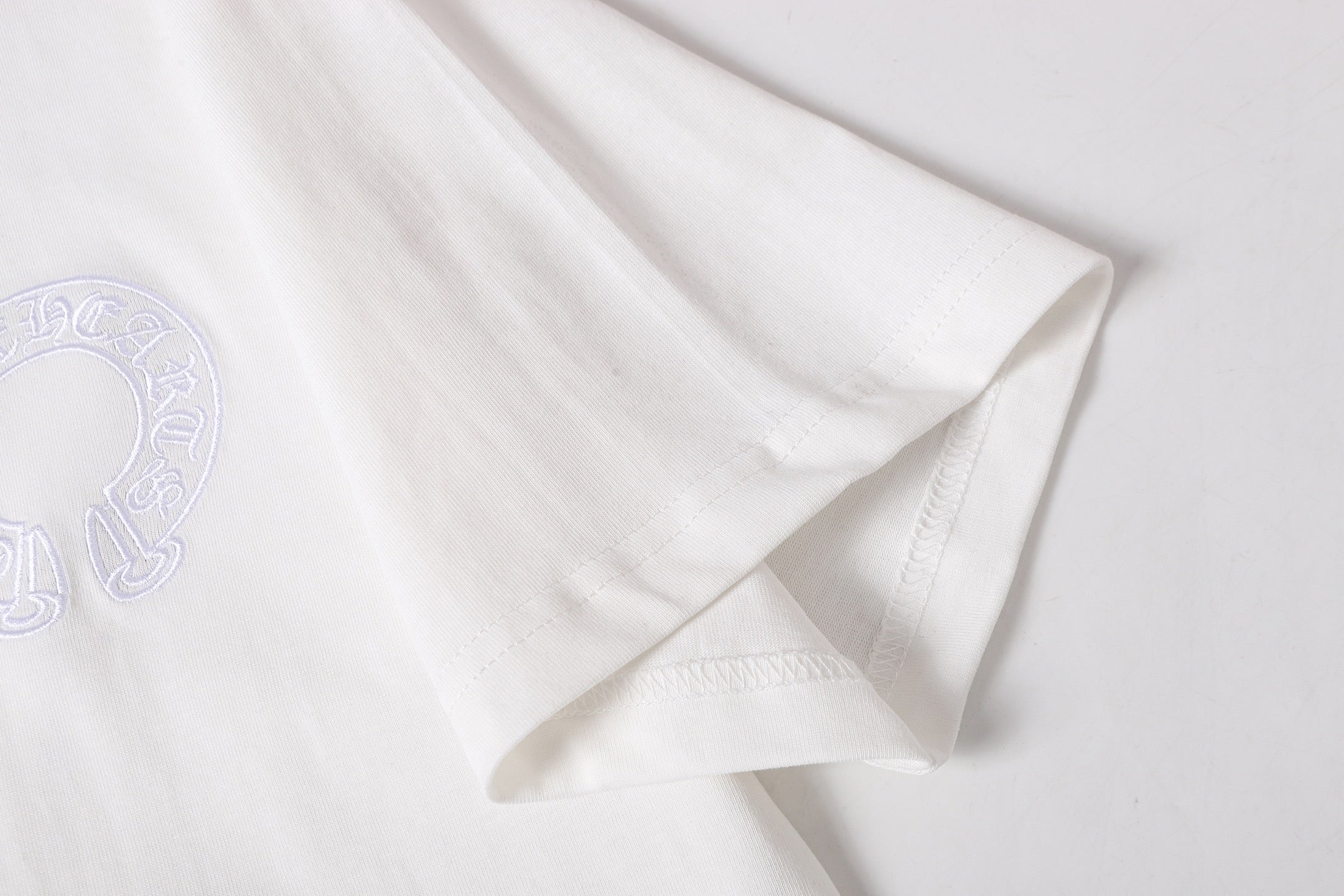 White Outline Cross White T-Shirt™