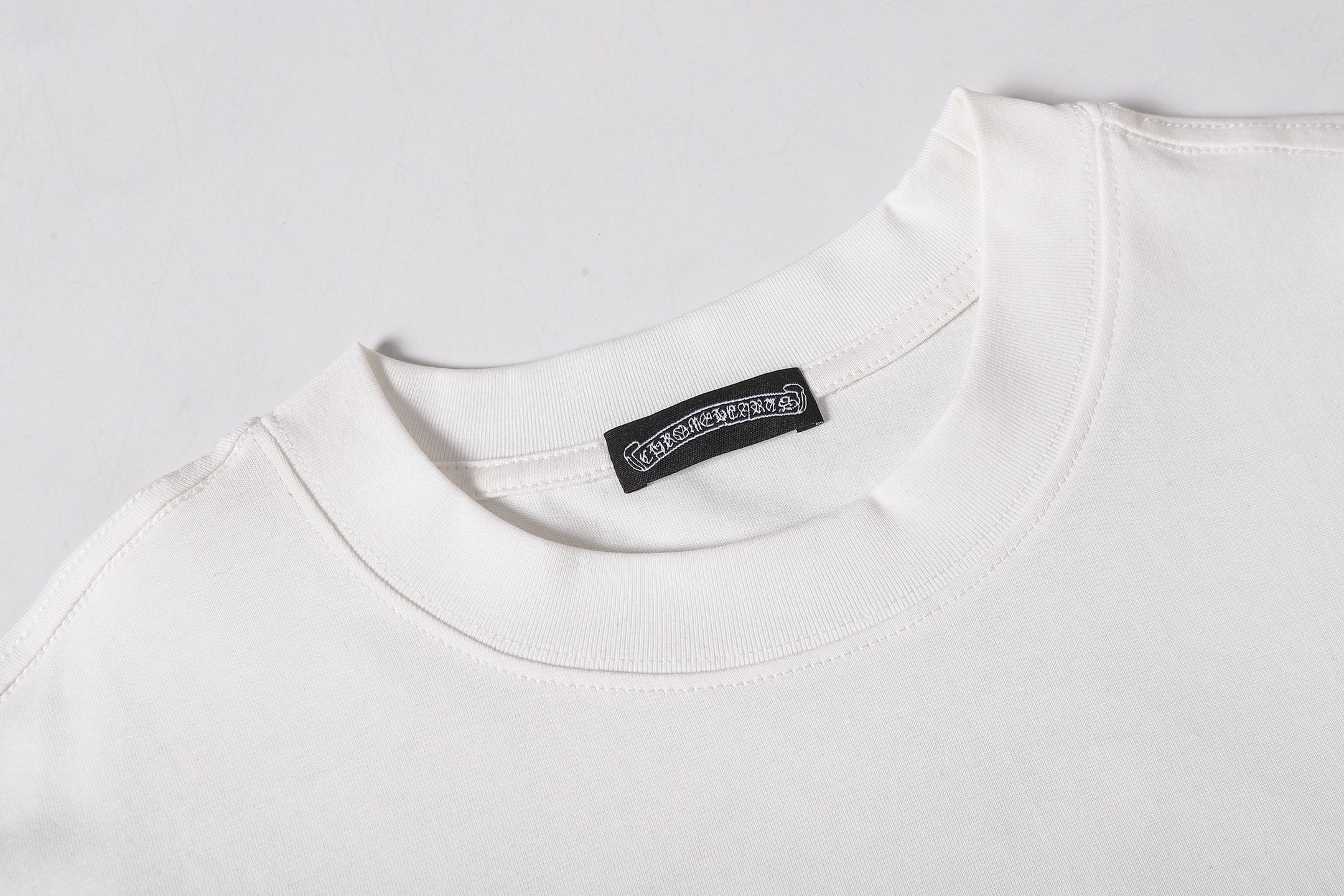 White Outline Cross White T-Shirt™