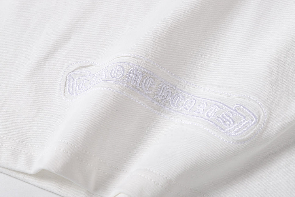 White Outline Cross White T-Shirt™