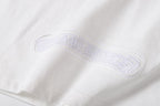 White Outline Cross White T-Shirt™
