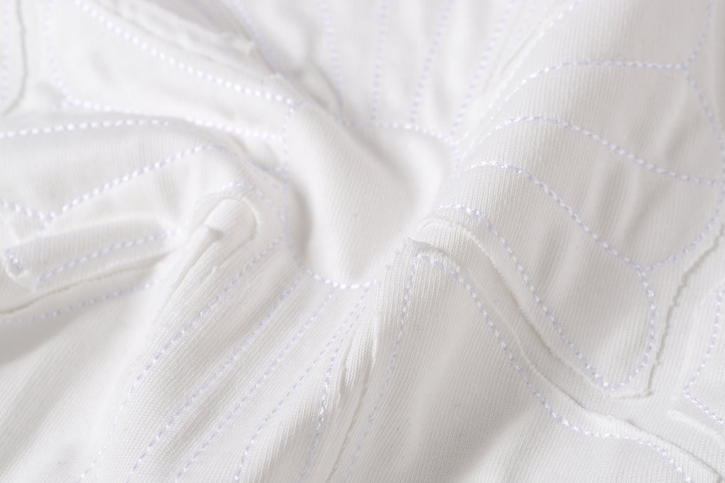 White Outline Cross White T-Shirt™