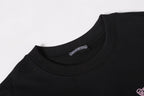 Pink Caution Graphic Black T-Shirt™