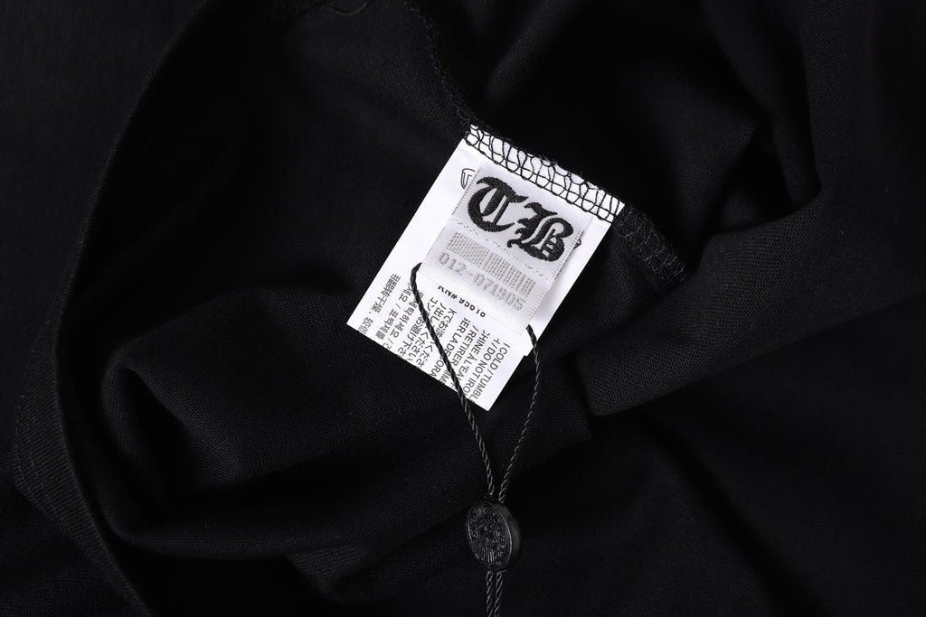 Pink Caution Graphic Black T-Shirt™