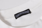 Pink Caution Graphic White T-Shirt™