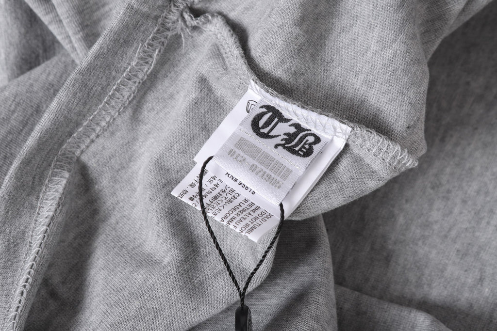 Pink Caution Graphic Grey T-Shirt™