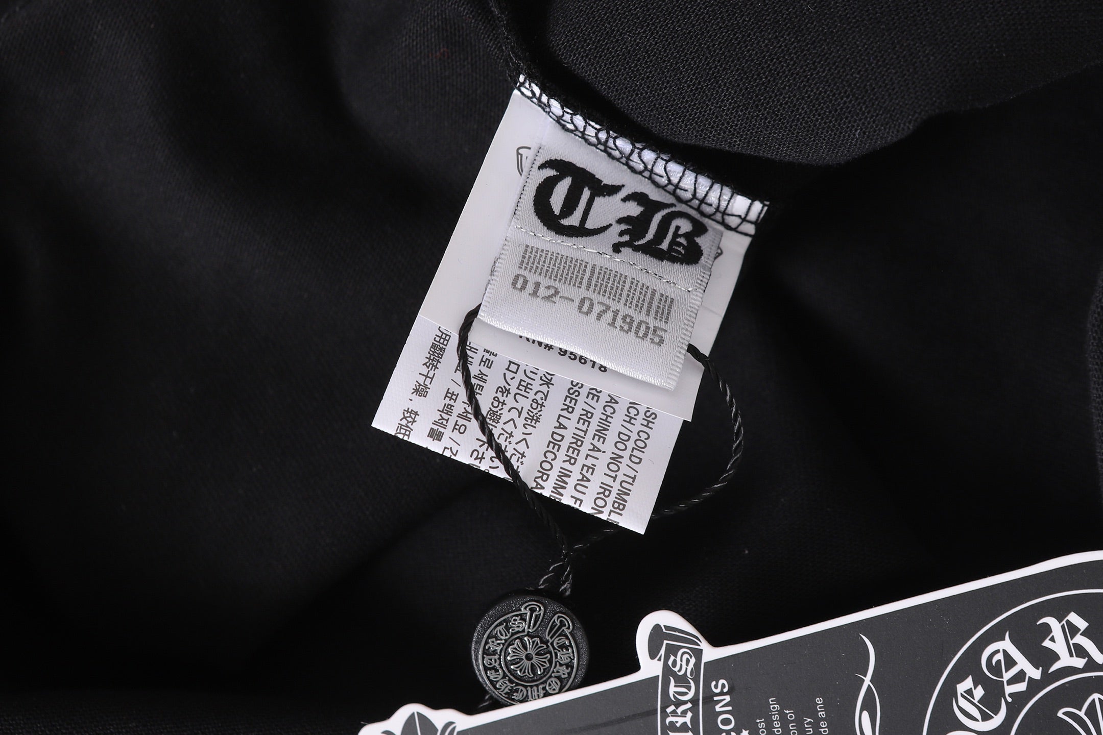 Pink Script Pocket Black T-Shirt™