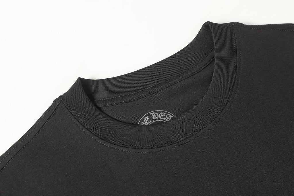 Neon Green Horseshoe Logo Black T-Shirt™