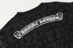 Monogram Cross Print Black T-Shirt™