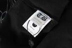 Cross Monogram White Horseshoe Collar Black T-Shirt™