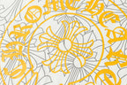 Cross Monogram Yellow Horseshoe Collar White T-Shirt™