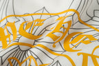 Cross Monogram Yellow Horseshoe Collar White T-Shirt™