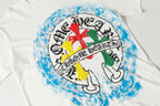 Blue Halo Triple Colored Cross White T-Shirt™