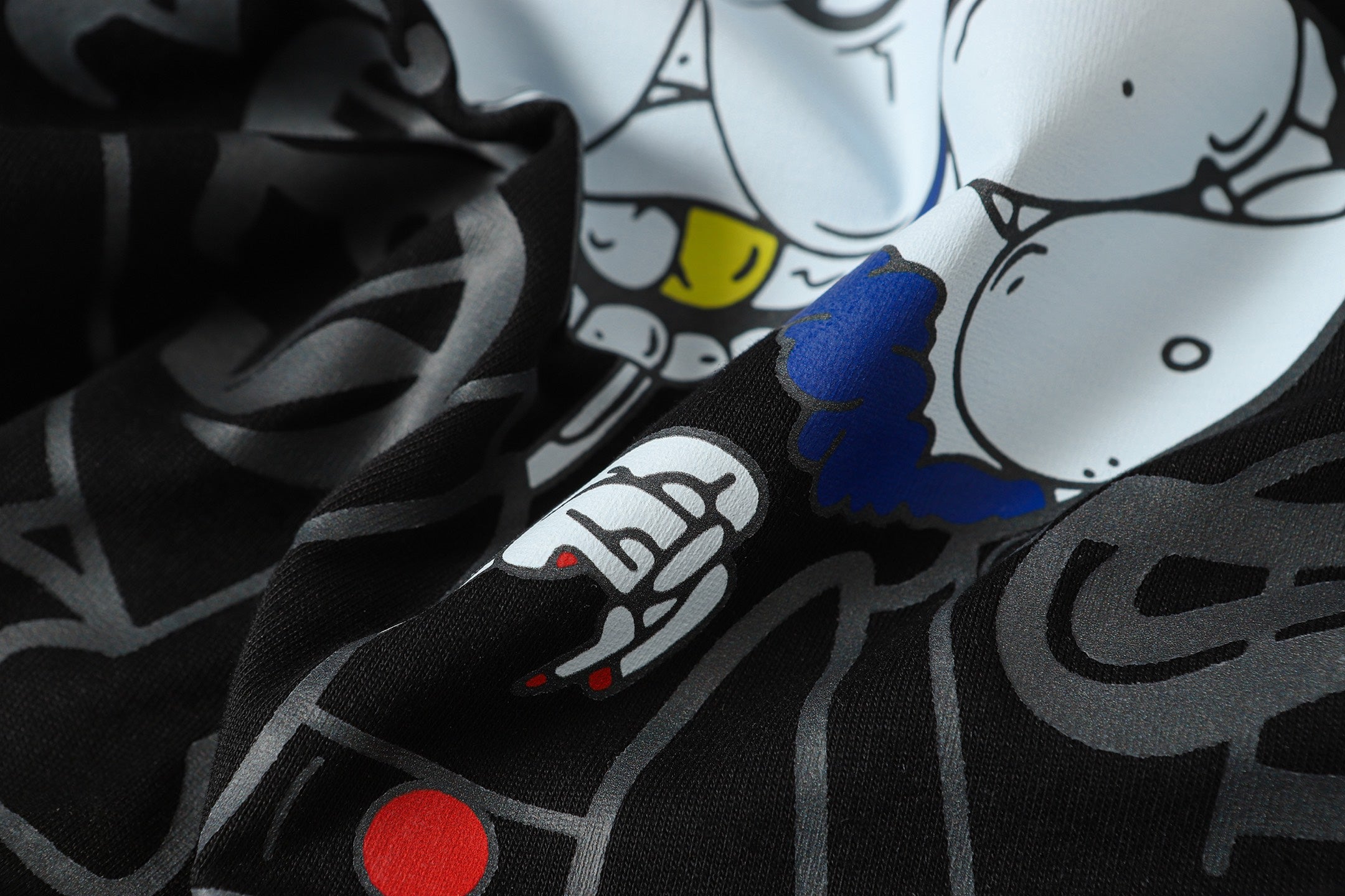 Neon Spray Paint Character Black T-Shirt™