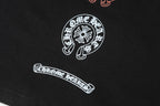 Vertical Multicolor Horseshoe Black T-Shirt™