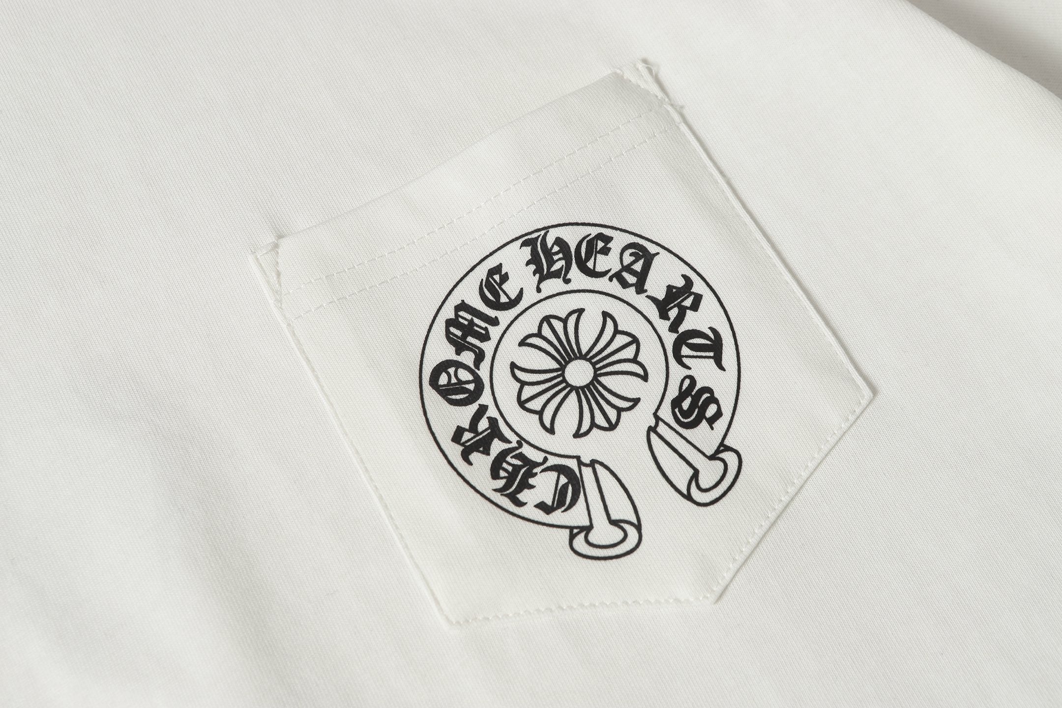 Vertical Multicolor Horseshoe White T-Shirt™