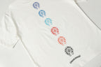 Vertical Multicolor Horseshoe White T-Shirt™