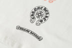 Vertical Multicolor Horseshoe White T-Shirt™