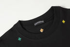 Multicolor Mini Cross Scatter Black T-Shirt™