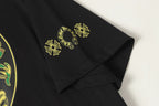Camo Horseshoe Cross Pocket Black T-Shirt™