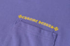 Script Graphic Pocket Purple T-Shirt™