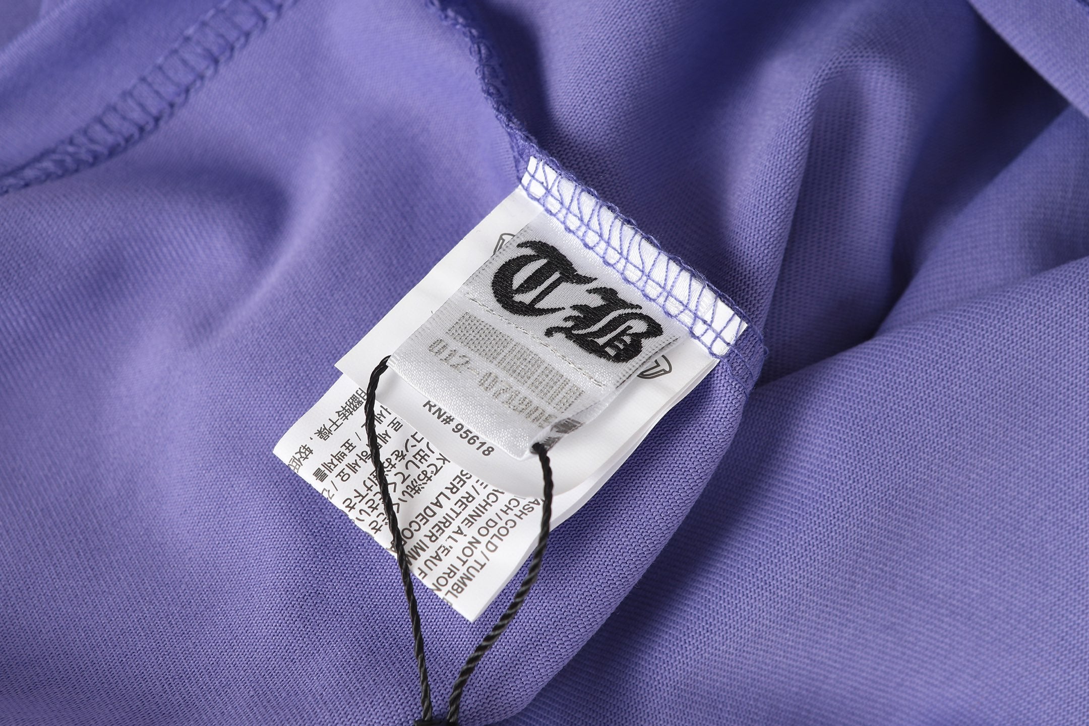 Script Graphic Pocket Purple T-Shirt™